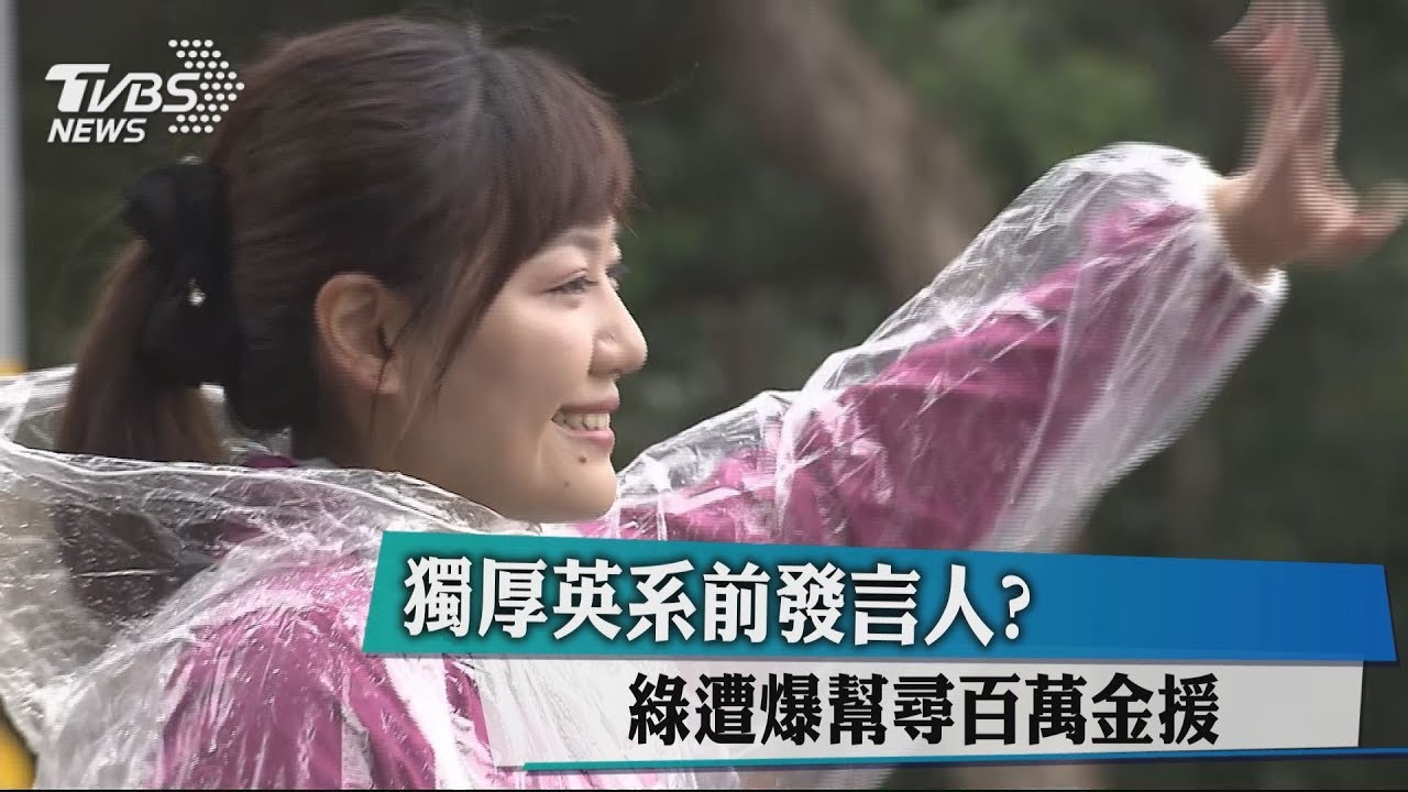獨厚英系前發言人? 綠遭爆幫尋百萬金援