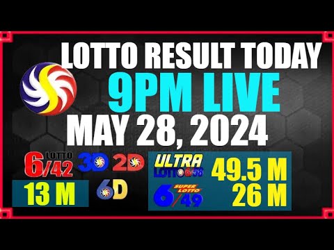 Lotto Results Today May 28, 2024 9pm Ez2 Swertres