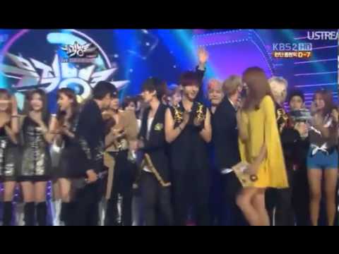 120720 Super Junior - Winner (5th 'Sexy, Free & Single' Win) @ KBS Music Bank