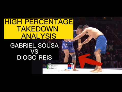 Learn the Most Common Takedown at ADCC 2022 - Analysis with Gabriel Sousa VS Diogo Reis