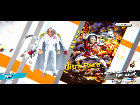 Gacha Tiket Ulang Tahun Akainu [Sakazuki] 150K - One Piece Bounty Rush Gacha #1