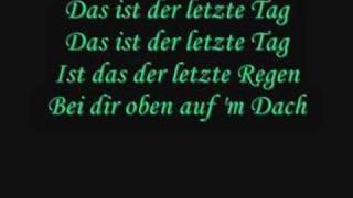 Tokio Hotel - Der letzte Tag lyrics