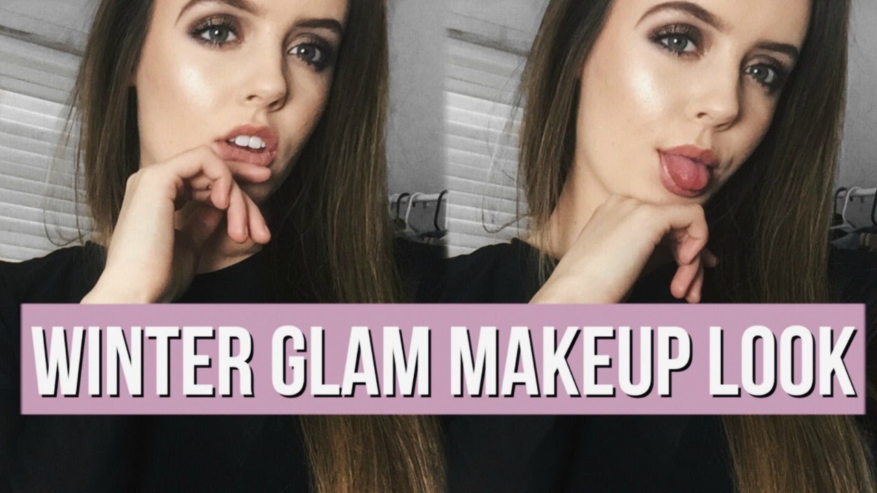 WINTER GLAM MAKEUP TUTORIAL! | Breezylynn08