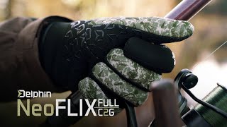 Neoprenové rukavice s výstelkou Delphin NeoFLIX L