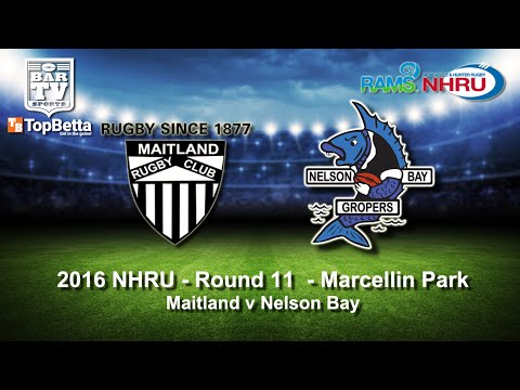2016 NHRU - Round 11 - Maitland v Nelson Bay