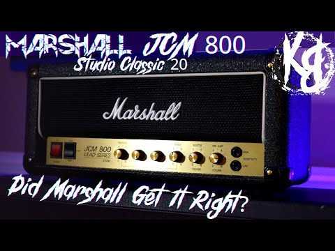 Marshall JCM 800 Studio Classic 20 - Mini and Mean!
