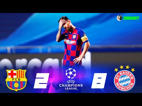 Barcelona 2-8 Bayern - UCL 2020 - End Of An Era - Extende Highlights - Full HD