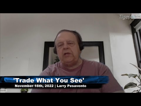 November 16th, Trade What You See with Larry Pesavento  on TFNN - 2022