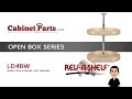 Rev-A-Shelf LD4BW D Shape Lazy Susan