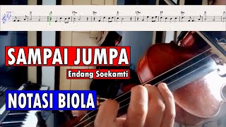 Download lagu SAMPAI JUMPA ENDANK SOEKAMTI NOTASI BIOLA mp3