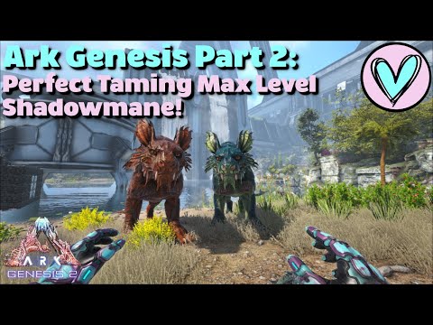 Perfect Taming Max Level Shadowmane!- Ark Genesis Part 2 [Ep. 8]