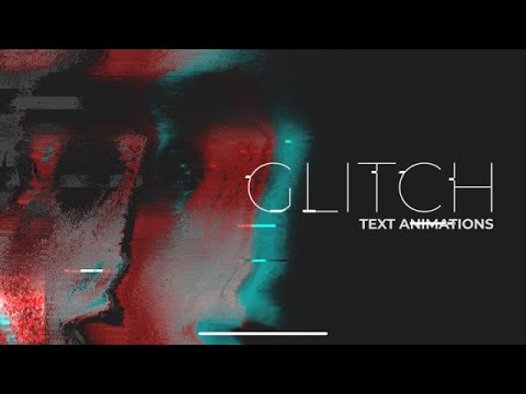 Glitch Text Animations Final Cut Pro Templates
