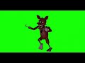 Foxy Running Greenscreen