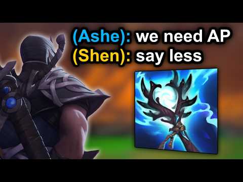 When the #1 Shen's team needs AP... *25.0 KDA CARRY*