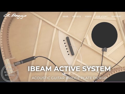 LR Baggs IBAS, iBeam Active Bridge plate Steel Strung Acoustic Pickup kit 274 image 5