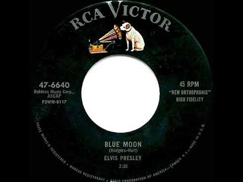 1956 HITS ARCHIVE: Blue Moon - Elvis Presley (rec. 1954)