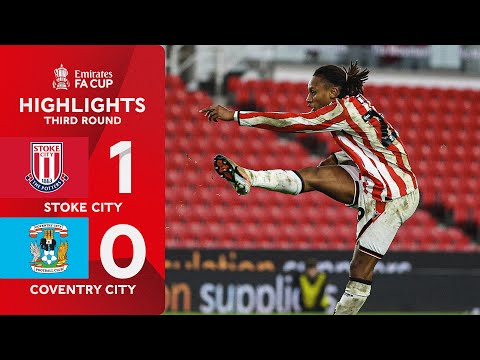 Stoke leave it late to beat Coventry! ⏱️ | Stoke  (1-0) Coventry | Emirates FA Cup 2025-26