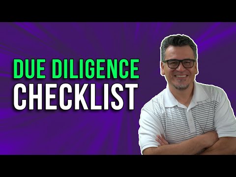 Due Diligence when Buying a Business