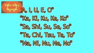 Cover art for Japanese Alphabet Song