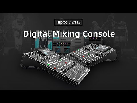 Демонстрация микшерного пульта S-Track Hippo D2412