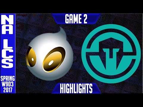 Dignitas vs Immortals Highlights Game 2 - NA LCS W9D3 Spring 2017 - DIG vs IMT Game 2