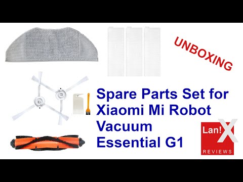 Spare Parts Set for Xiaomi Mi Robot Vacuum Essential G1 (Unboxing)