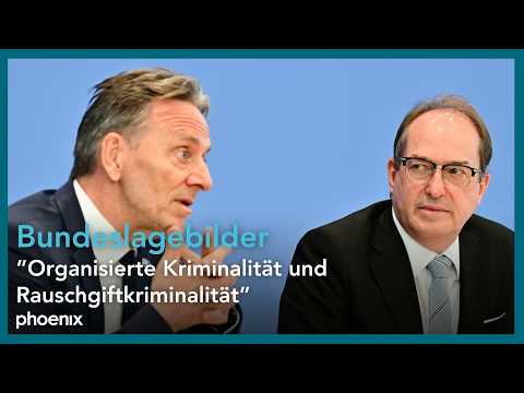 Bundeslagebilder Organisierte Kriminalität und Rauschgiftkriminalität mit u.a. Alexander Dobrindt