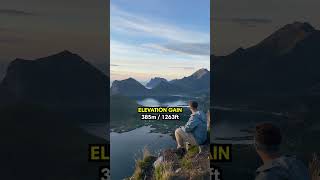 The best hiking in Norway is on the Lofoten Islands #lofoten #norway #hiking