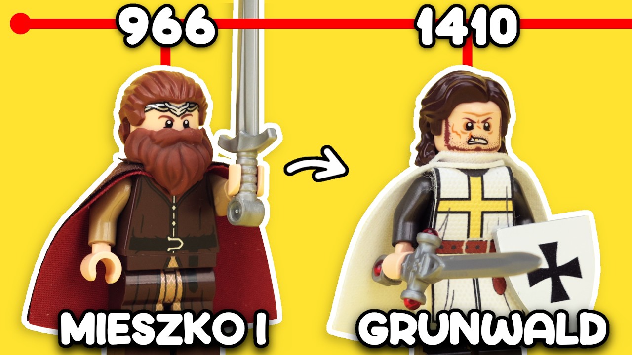 CAŁA HISTORIA POLSKI Z LEGO (1/2)