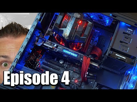 Beginners Guide: How to Build a Gaming PC Ep. 4 - Front Panel, Storage Drive, PSU & GPU installation