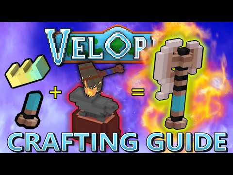 HOW TO CRAFT WEAPONS & ARMOR | Veloren Crafting Guide (Free 2 Play Open World Voxel MMORPG)