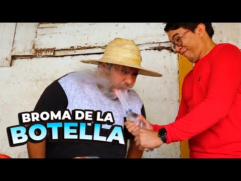 Agapito Diaz y la broma de la botella (  the bottle prank challenge )