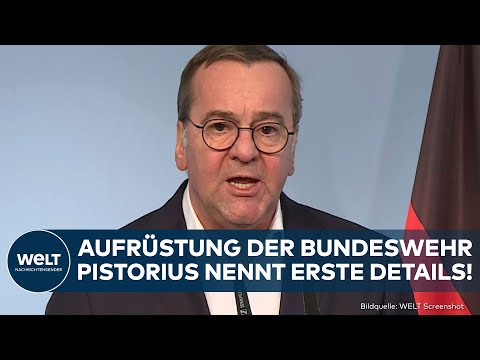 KRIEG IN UKRAINE: Aufrüstung der Bundeswehr! Pistorius nennt Details zu Sondierung von Union und SPD