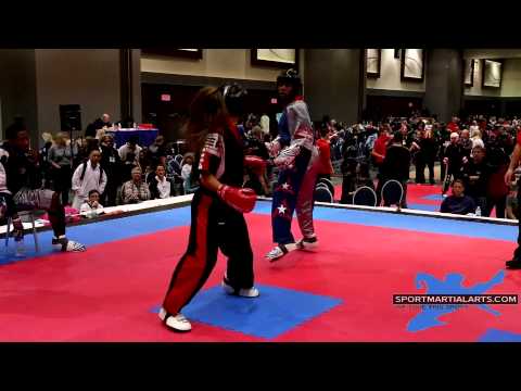Morgan Plowden vs Isabelle Rousseau - Elite Sparring - Canadian Open 2014