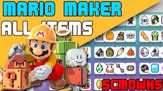 How to Unlock all Course Maker Items/Blocks in Mario Maker