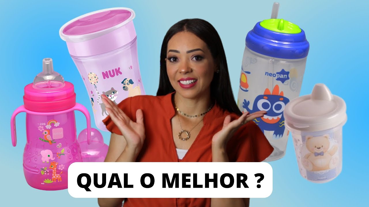 Minha experiência com copos de transição. Qual minha filha se adaptou melhor