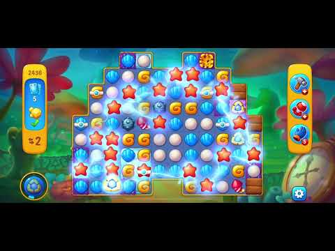 Fishdom level 2436 | СЛОЖНЫЙ УРОВЕНЬ