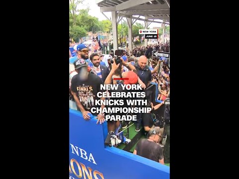 New York celebrates Knicks with championship parade