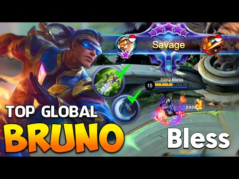 Top Global Bruno Best Build by Bless - Mobile Legends