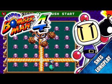 Super Bomberman 4 【Longplay】