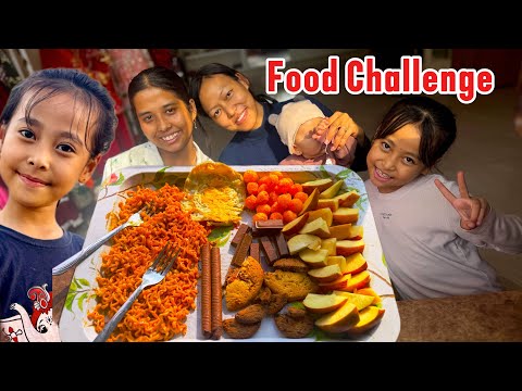 Rock paper scissors challenge with food 🍱 | ￼kasle jitne hola 🤣