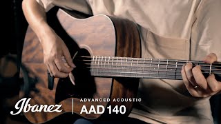 Video thumbnail for Ibanez AAD140 Acoustic Guitar by Ibanez Guitars