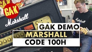 Video thumbnail for GAK Demo: Marshall Code 100H by GAK