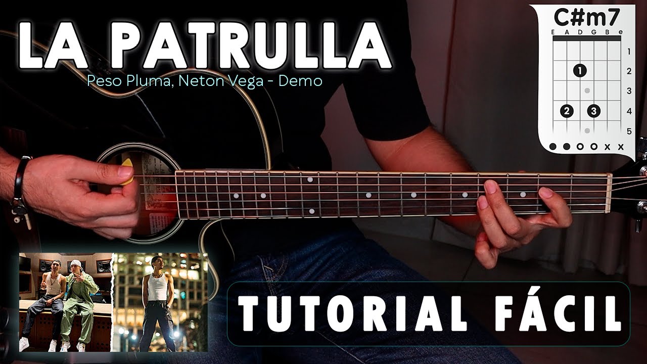 La Patrulla - Peso Pluma (Tutorial de Guitarra) | CHORDS