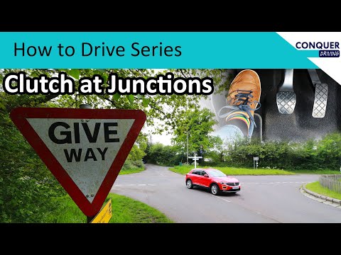 Clutch up or down at junctions?