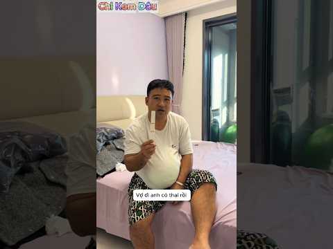 Khi ba mình mang thai 2 em sinh đôi#shorts