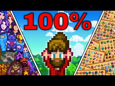 I Played 100% of Stardew Valley AS A BRAND NEW PLAYER