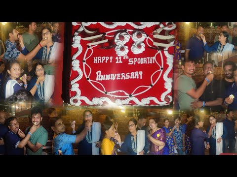 SPOORTHI LABELS - 11th anniversary cake cutting photos