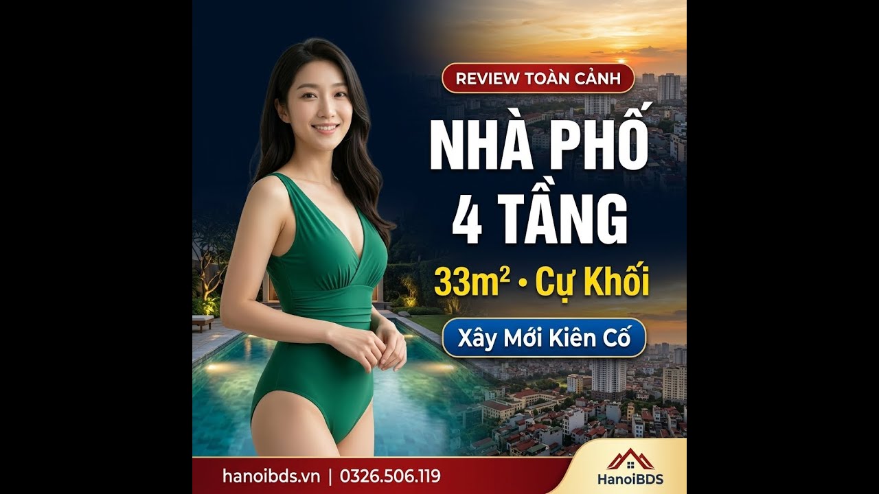 Bán Nhà Phố Cự Khối Long Biên 33m² 4 Tầng: Thiết Kế Hiện Đại Đón Gió Sông Hồng | HanoiBDS.vn