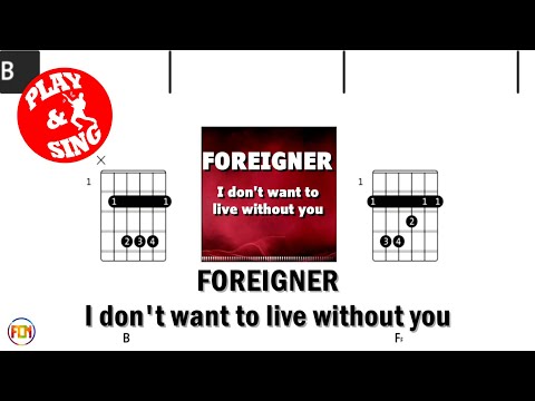 I Don't Want To Live Without You - Foreigner